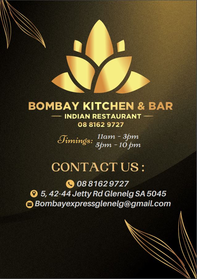 Bombay Kitchen Bar Glenelg Menu 11 Online Ordering Order Eats