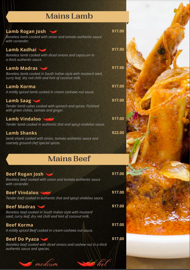 Bombay Kitchen Bar Glenelg Menu 7 Online Ordering Order Eats