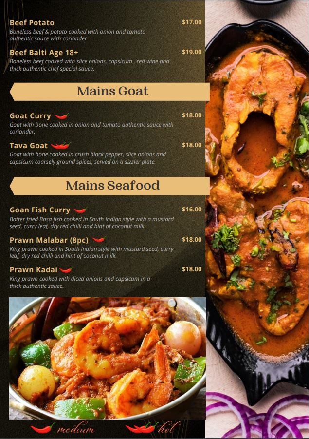 Bombay Kitchen Bar Glenelg Menu 8 Online Ordering Order Eats