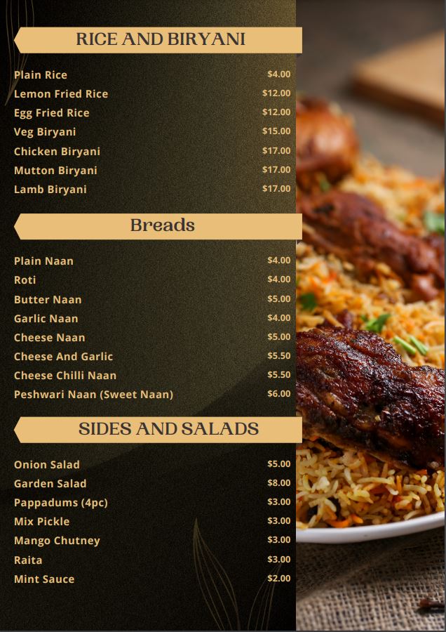 Bombay Kitchen Bar Glenelg Menu 9 Online Ordering Order Eats